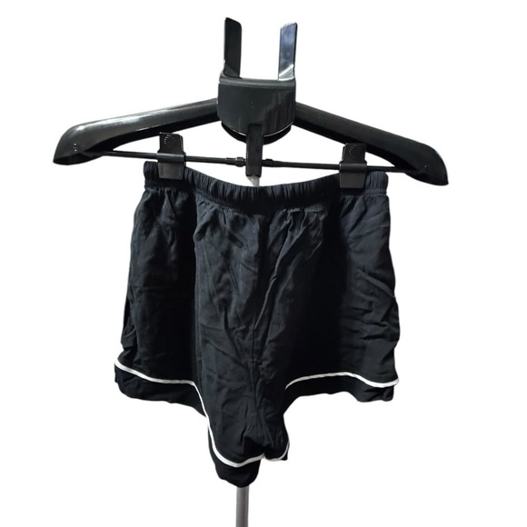 Black with white trim 2 pc pj set med p15 - Picture 5 of 9